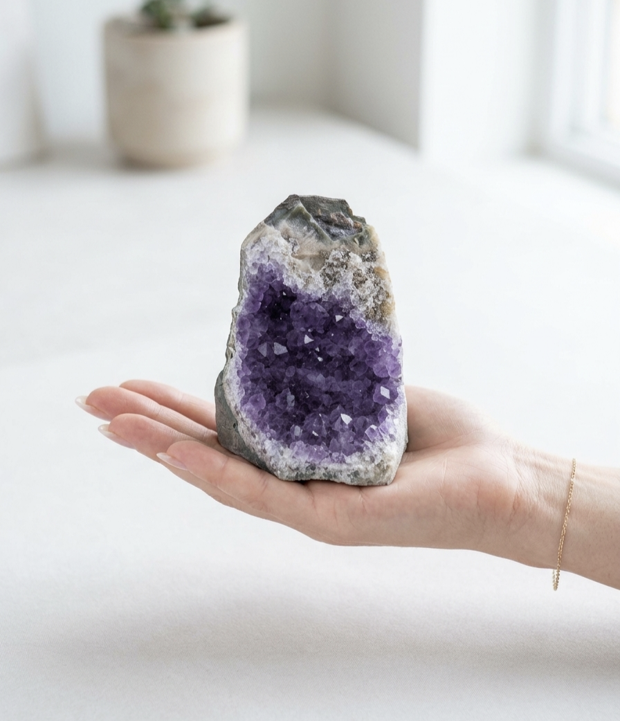 Drusa Ametista do Uruguai (410g) (8x6 cms)
