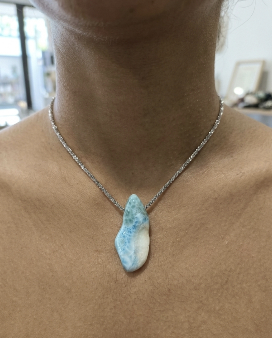 Colar Larimar