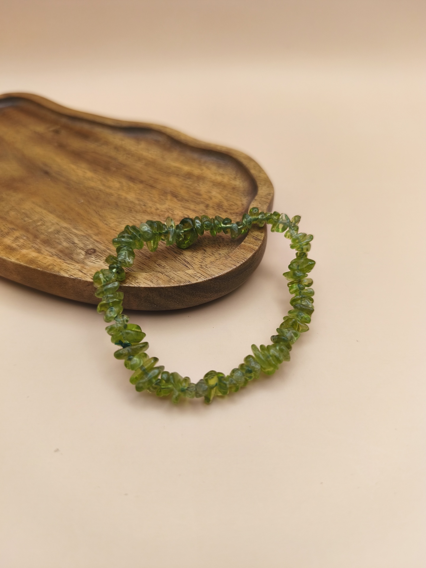Pulseira Peridoto chips
