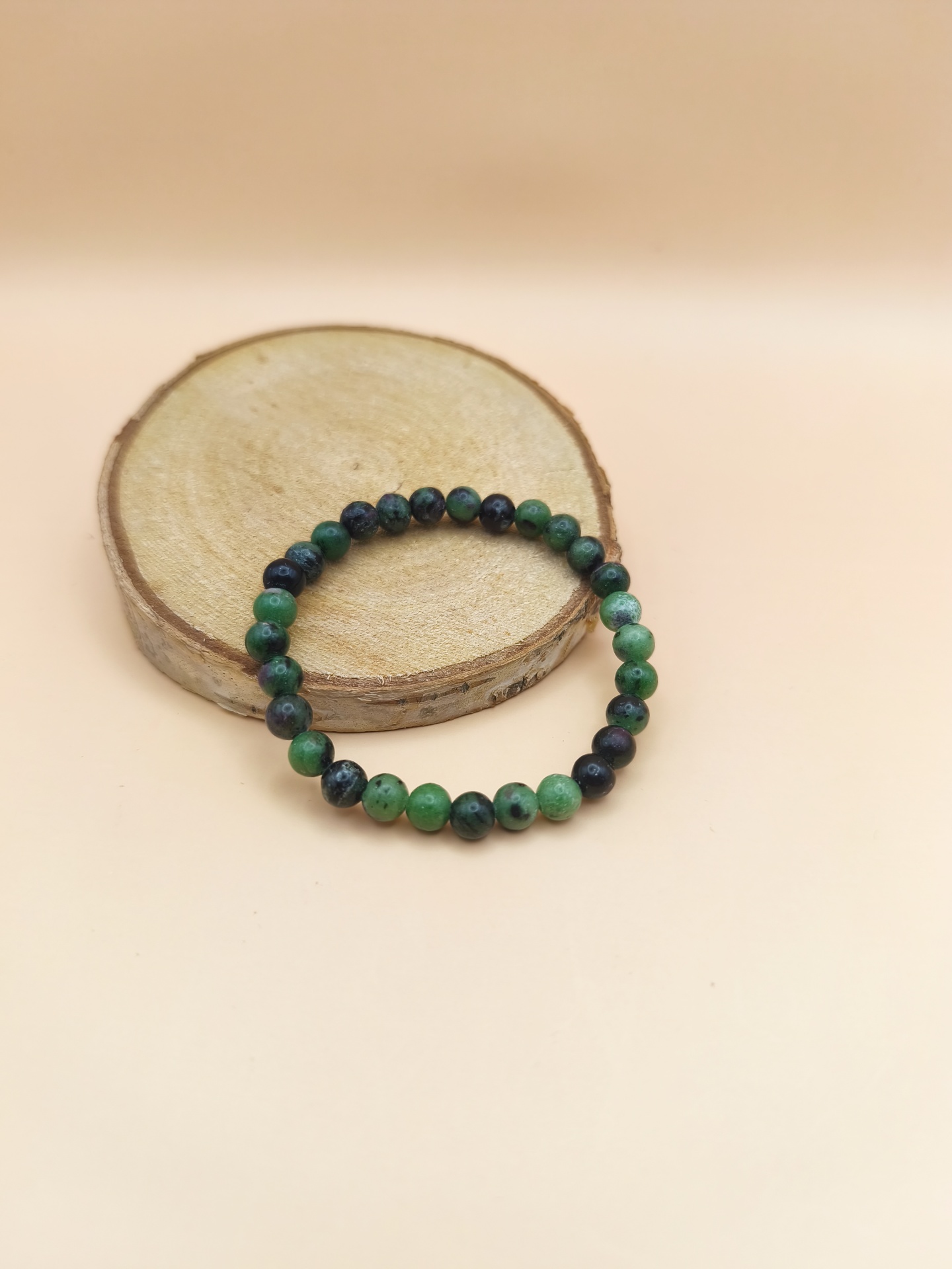 Pulseira Zoisite Rubi 5mm