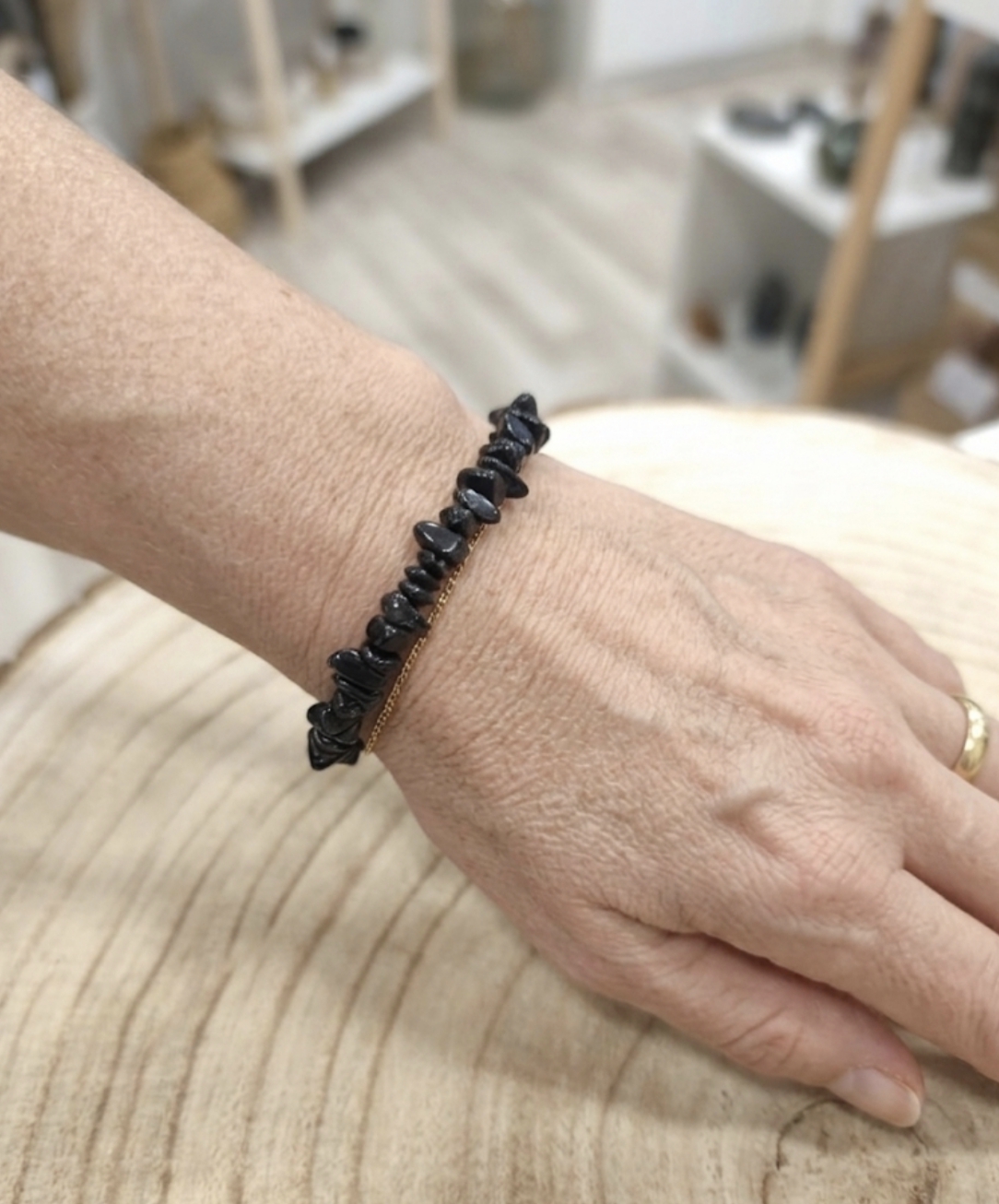 Pulseira Turmalina chips