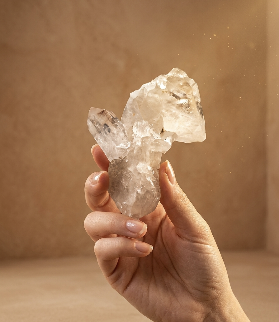 Drusa Quartzo Cristal (115g)