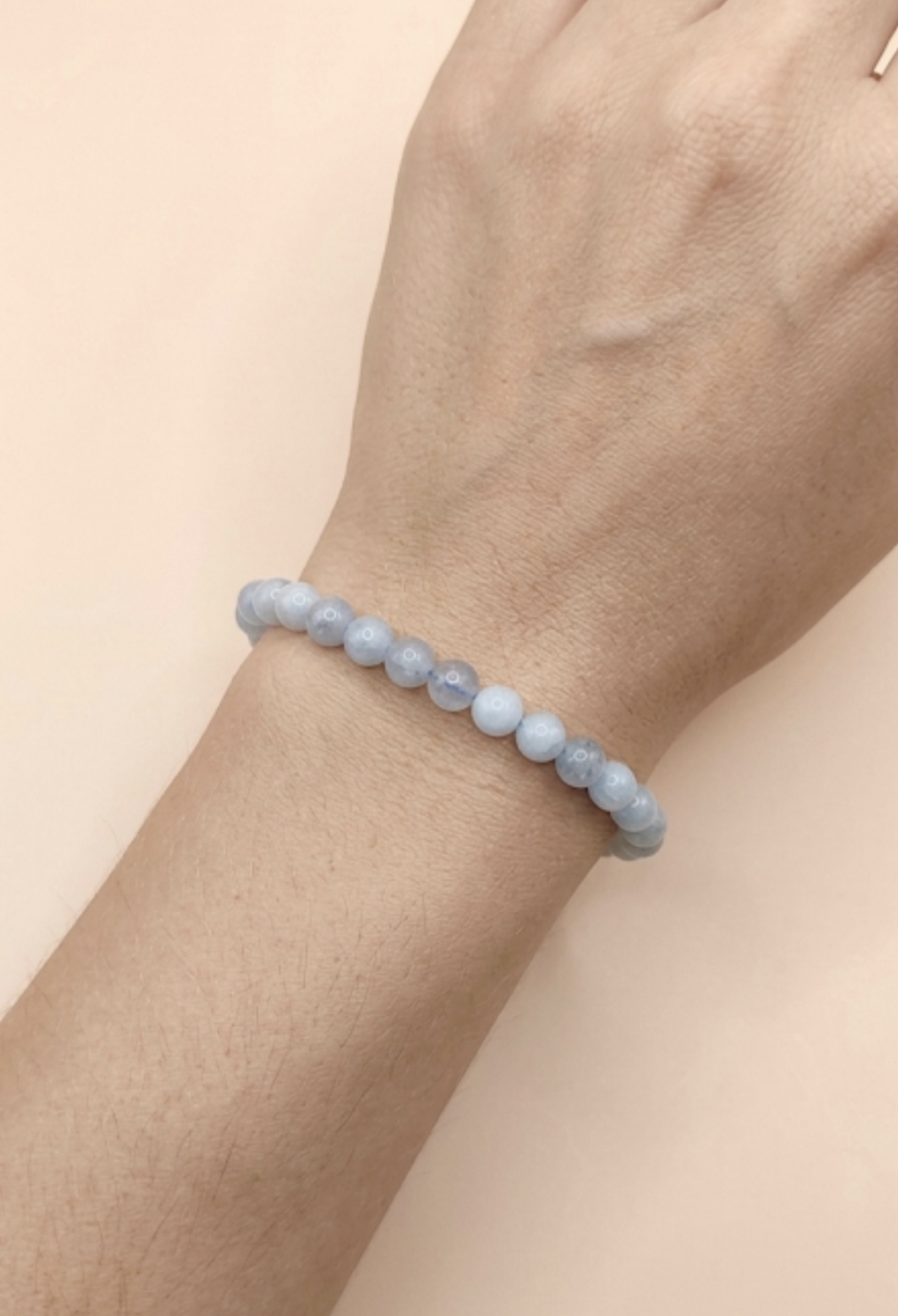 Pulseira Água Marinha 5mm