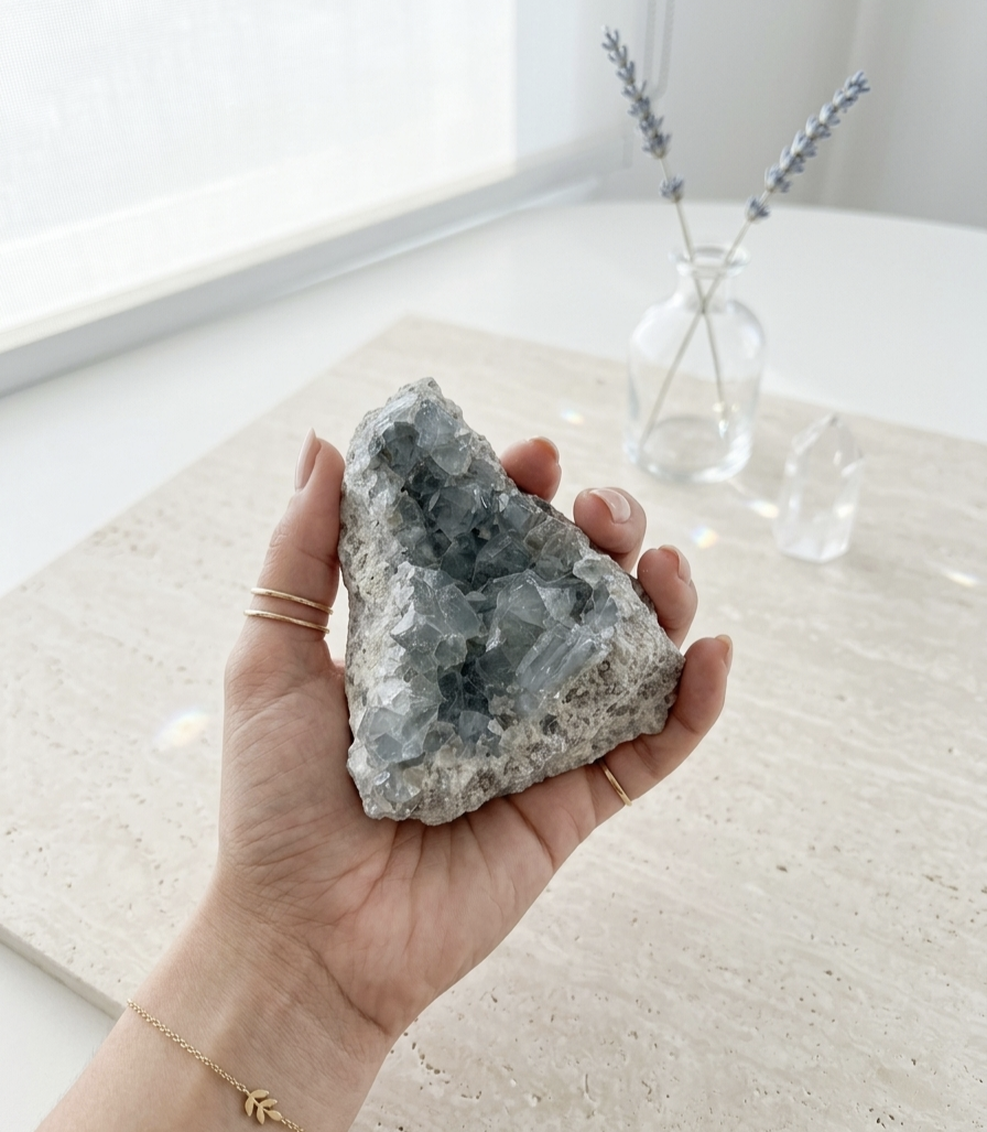 Drusa Celestite (1050g)