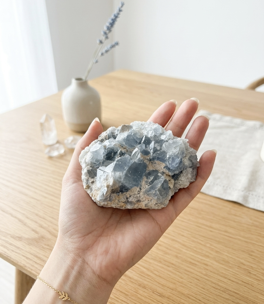 Drusa Celestite (570g)