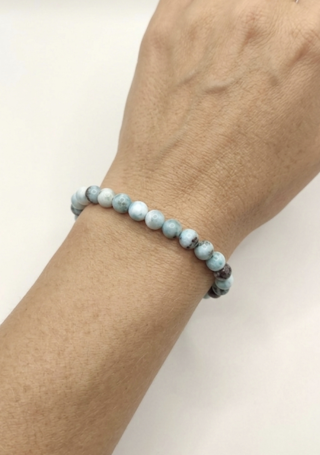 Pulseira Larimar 6mm