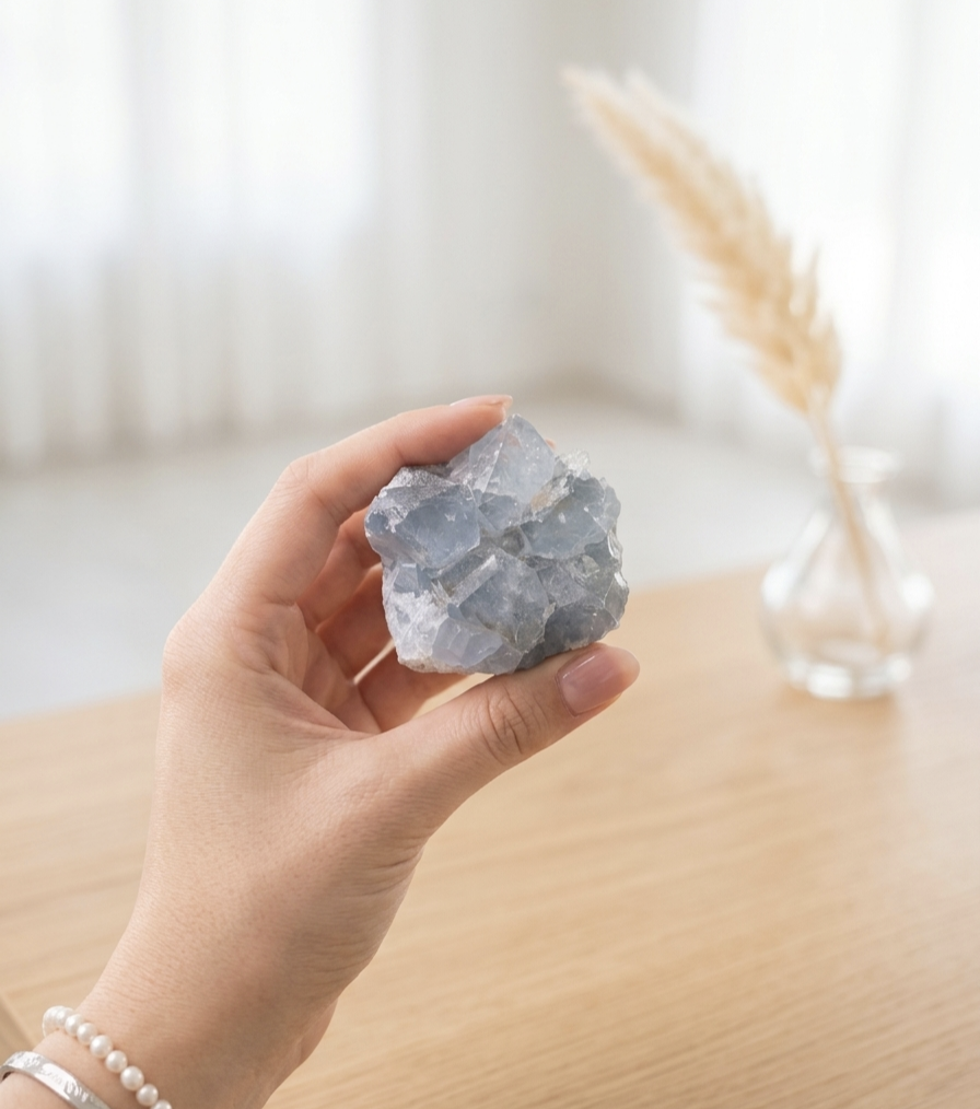 Drusa Celestite (125g)