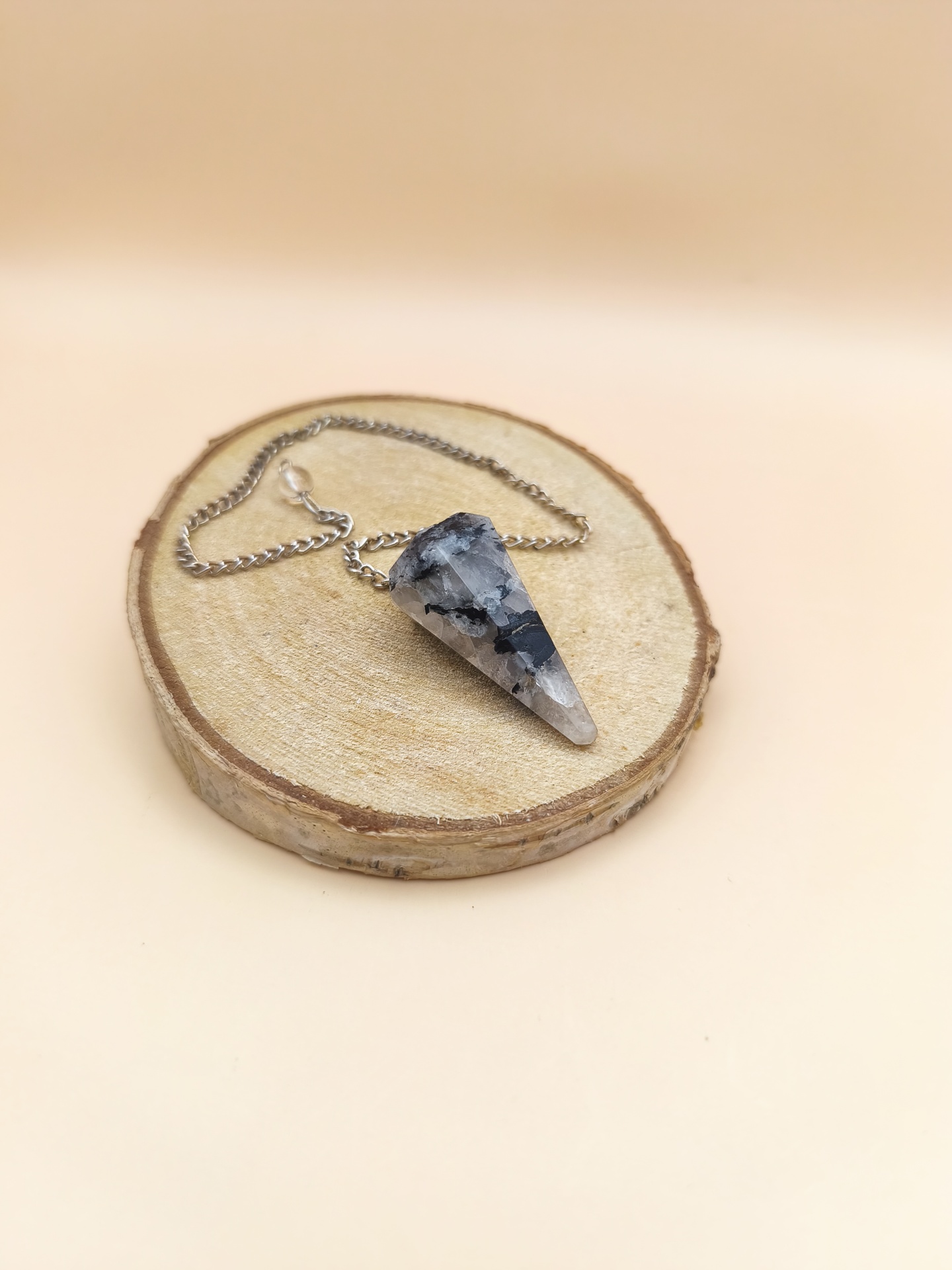 Pêndulo Quartzo Turmalinado