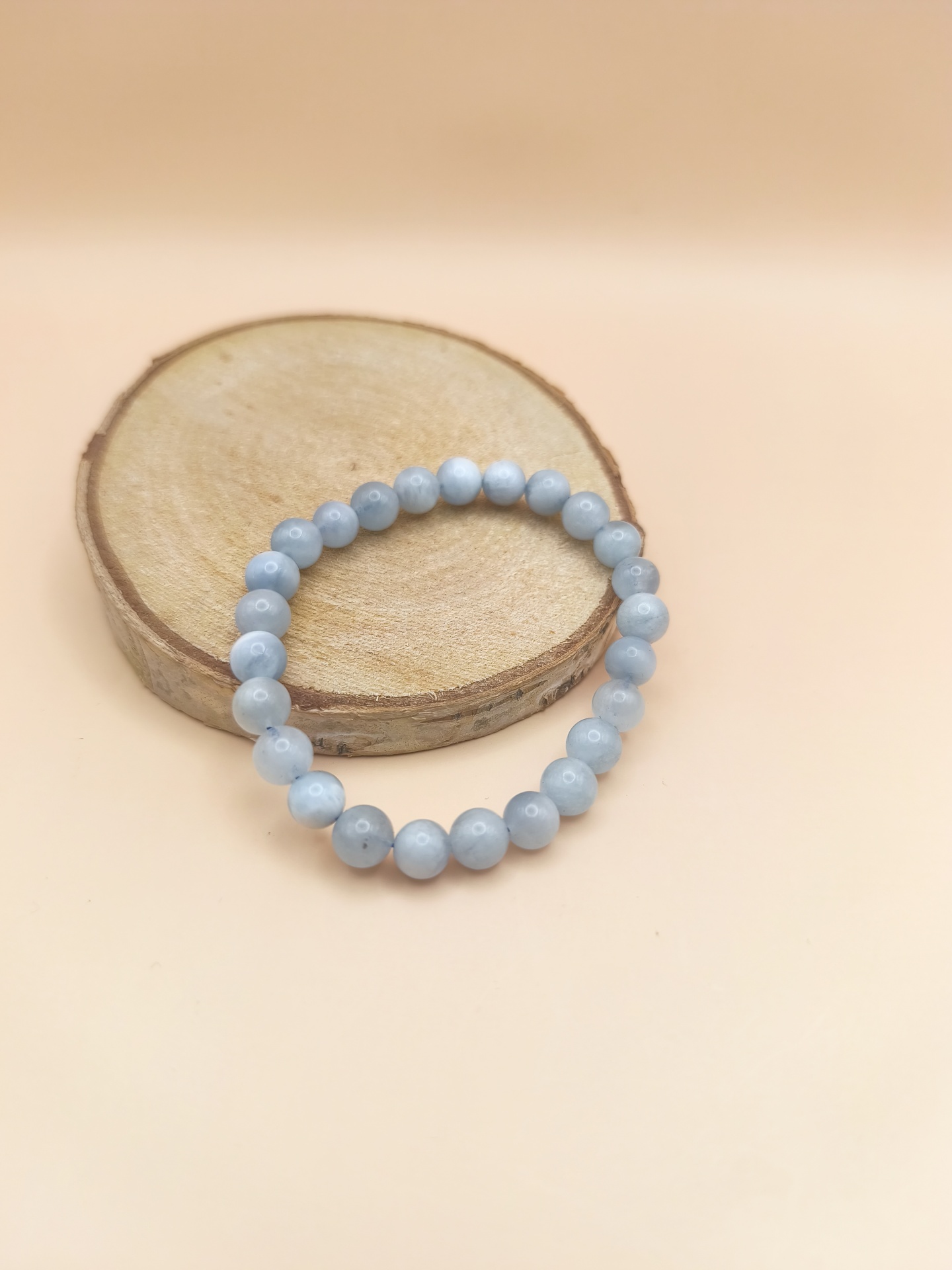 Pulseira Água Marinha 8mm