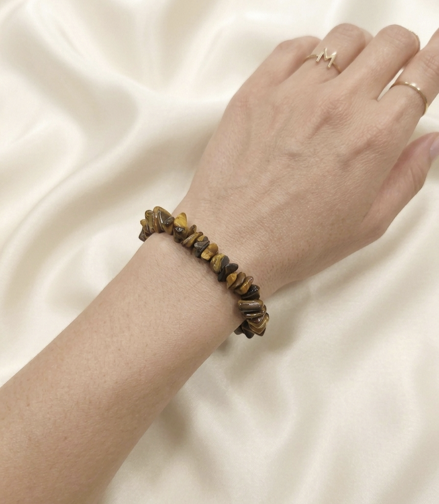 Pulseira Olho de Tigre chips
