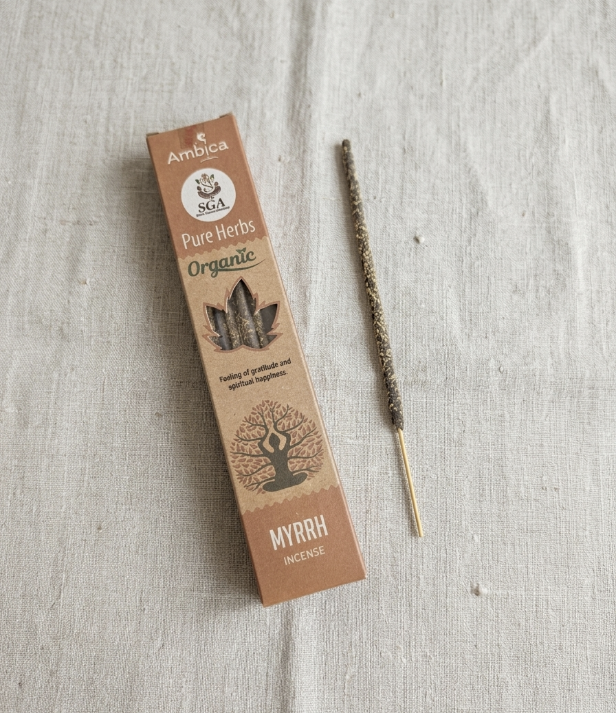 Incenso Pure Herbs Orgânico de Mirra