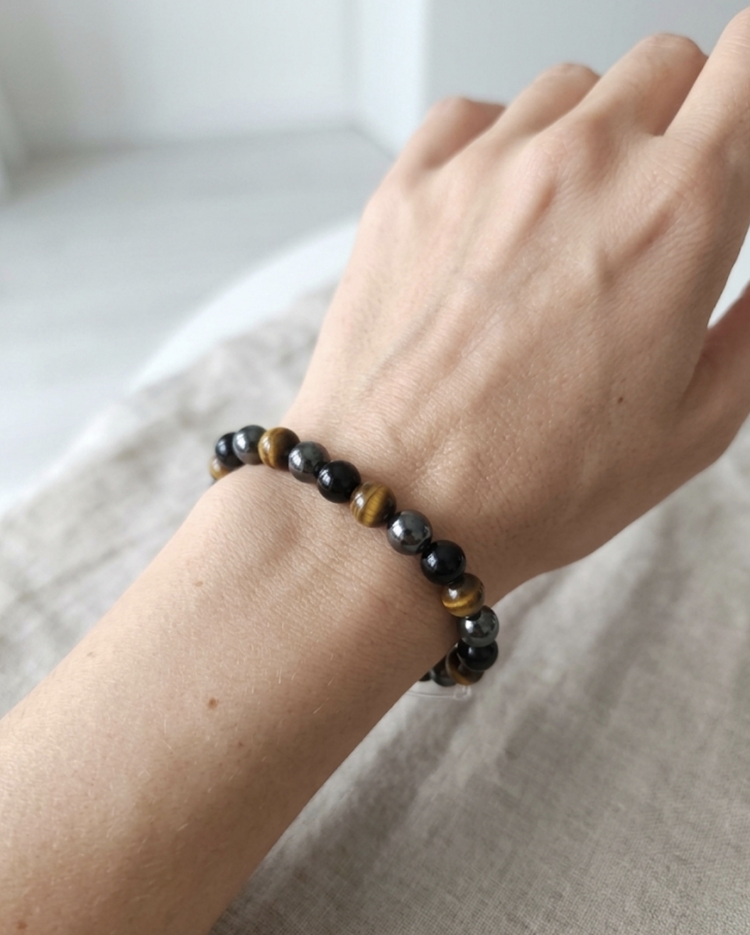 Pulseira Tripla Proteção 8mm