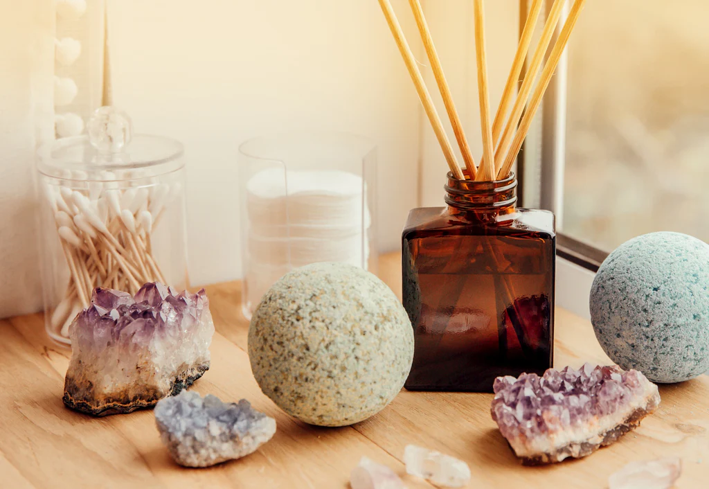 Aromaterapia e Cristais -  Harmonia Natural Para Corpo e Alma