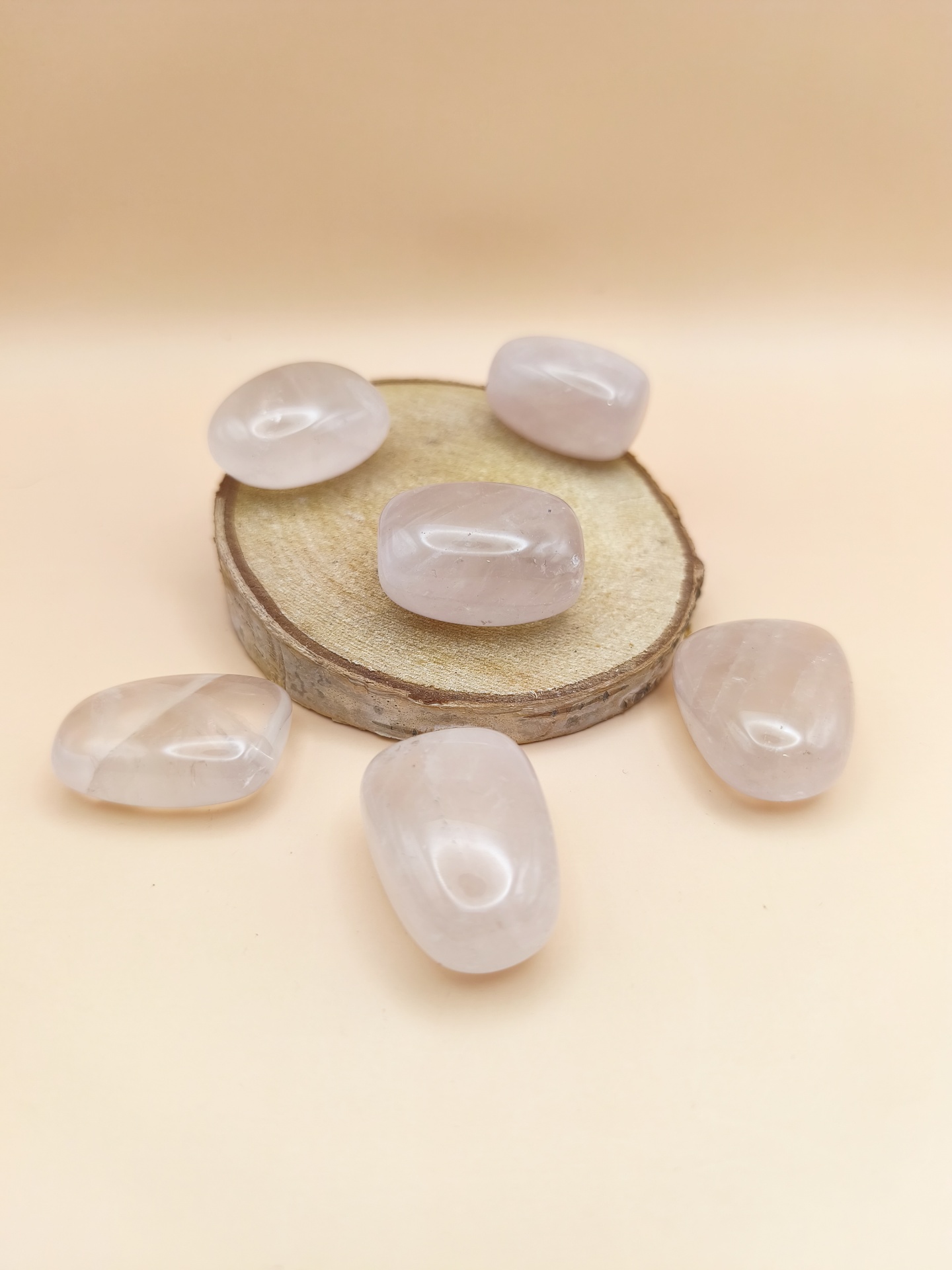 Quartzo rosa rolado (35/40mm)