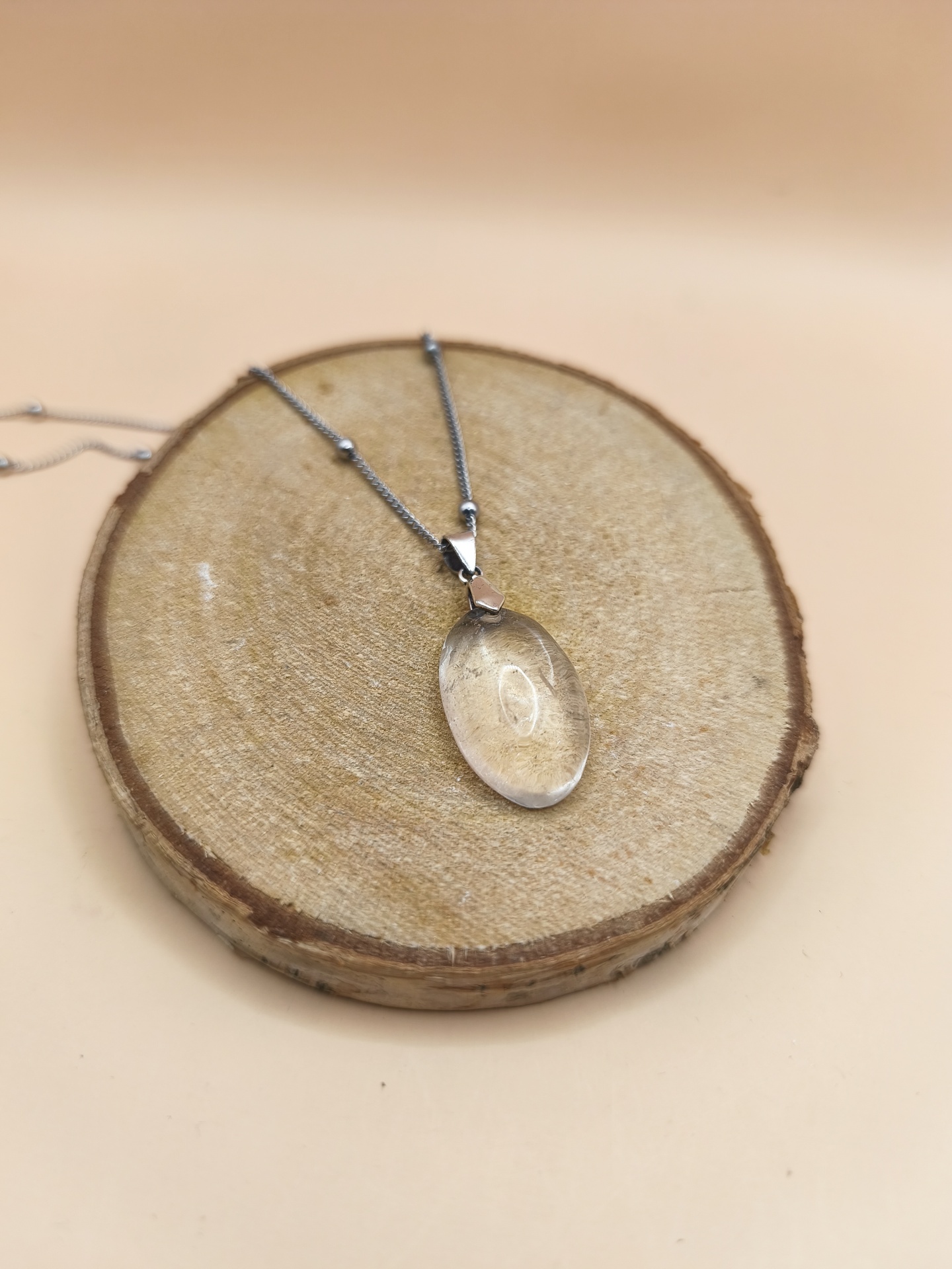 Colar Quartzo Cristal