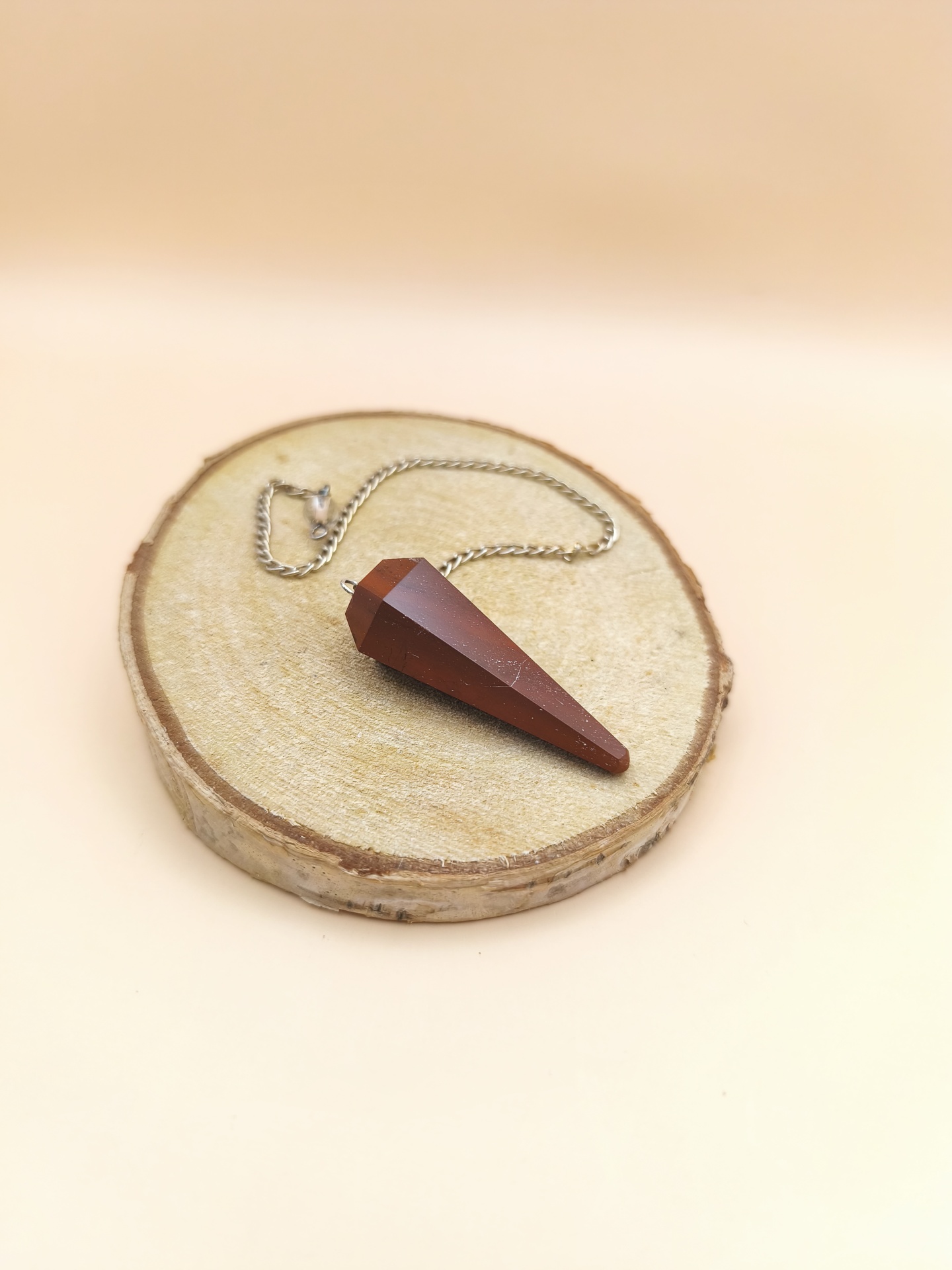 Pêndulo Jaspe Vermelho