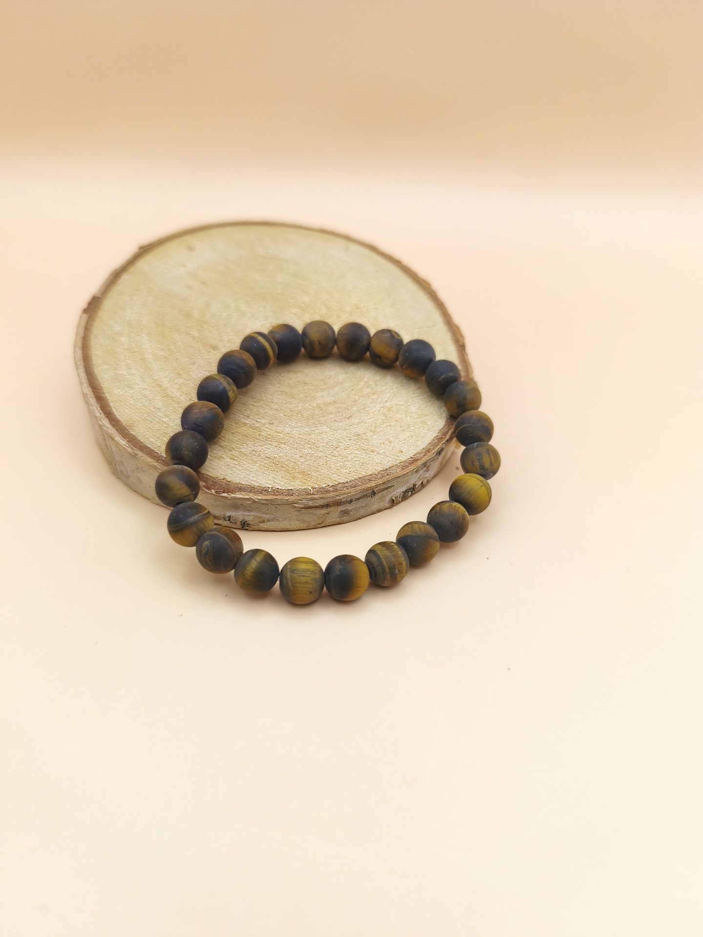 Pulseira Olho de Tigre (mate) 8mm