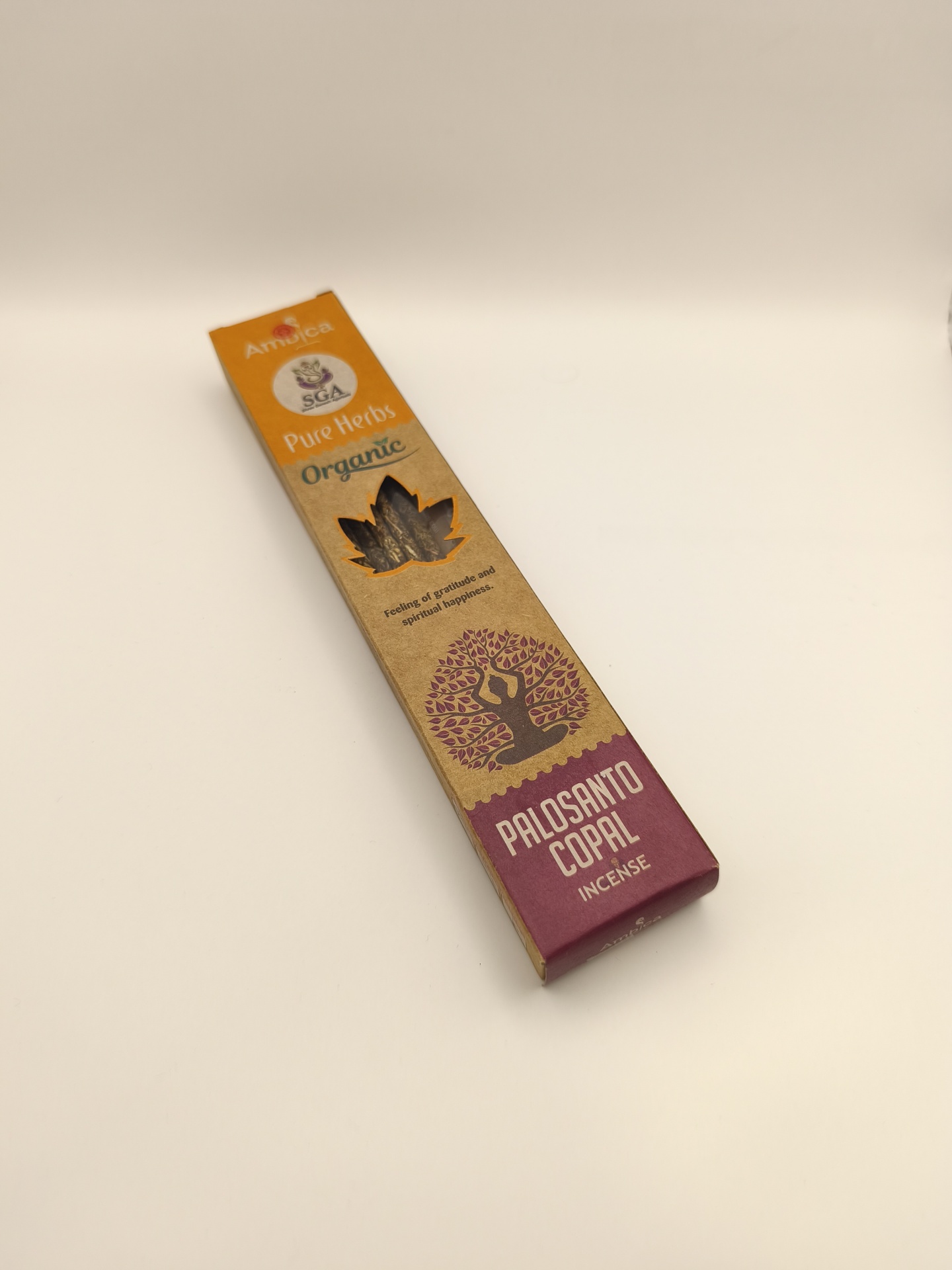 Incenso Pure Herbs Orgânico de Pau Santo e Copal