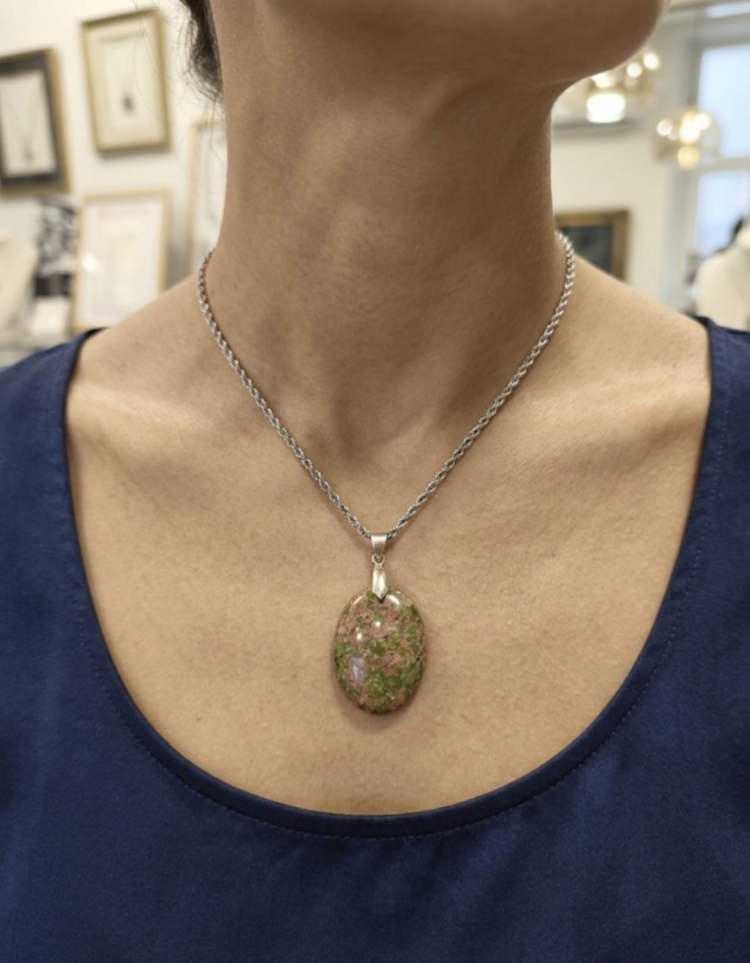 Colar Unakite
