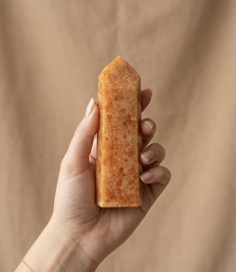 Gerador de Calcite Laranja extra 14 cms