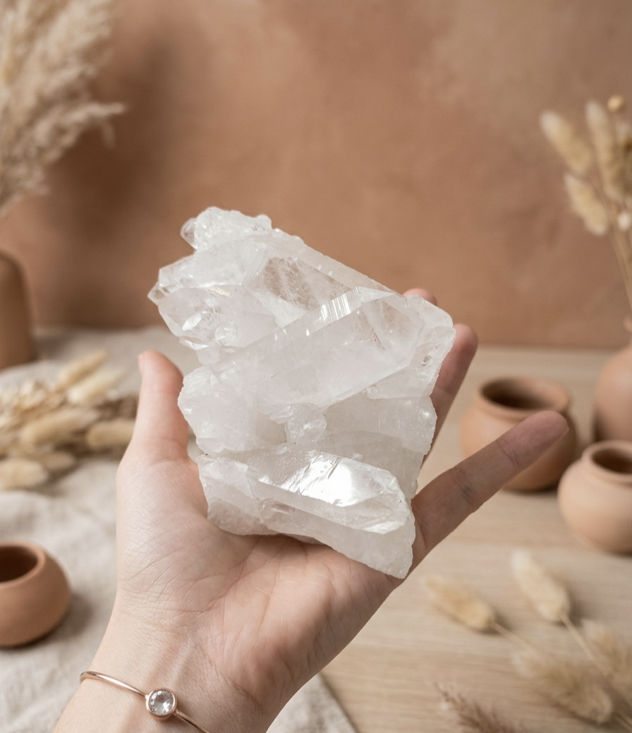 Drusa Quartzo Cristal (700g) (11x8mm)