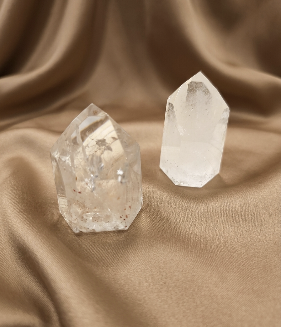 Ponta Polida Quartzo Cristal (200/225g)