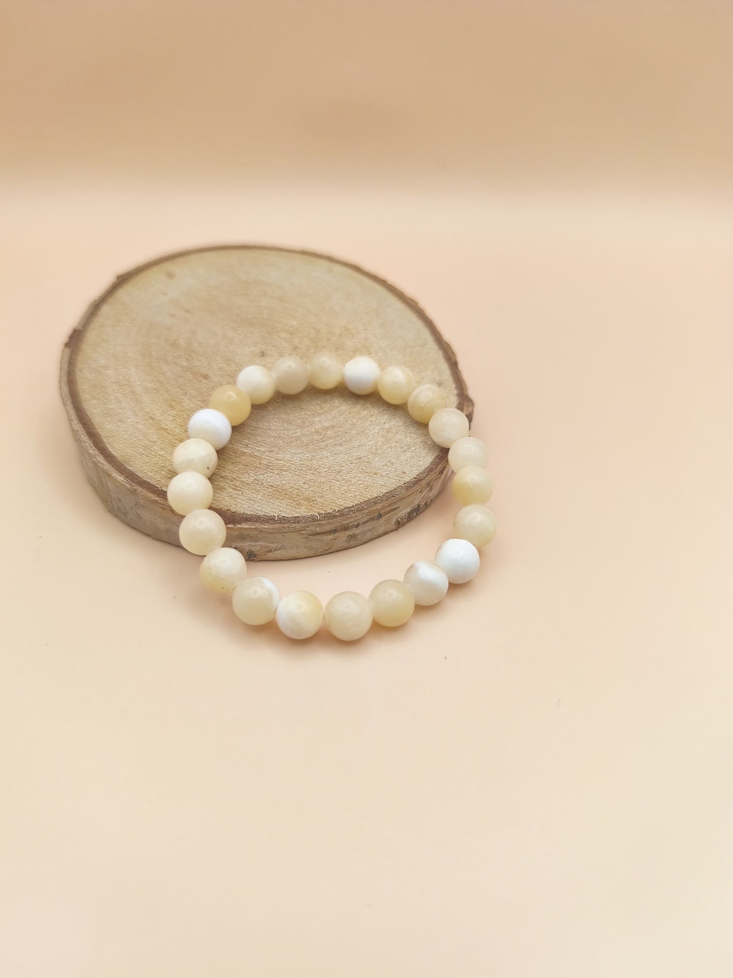 Pulseira Calcite Amarela 8mm