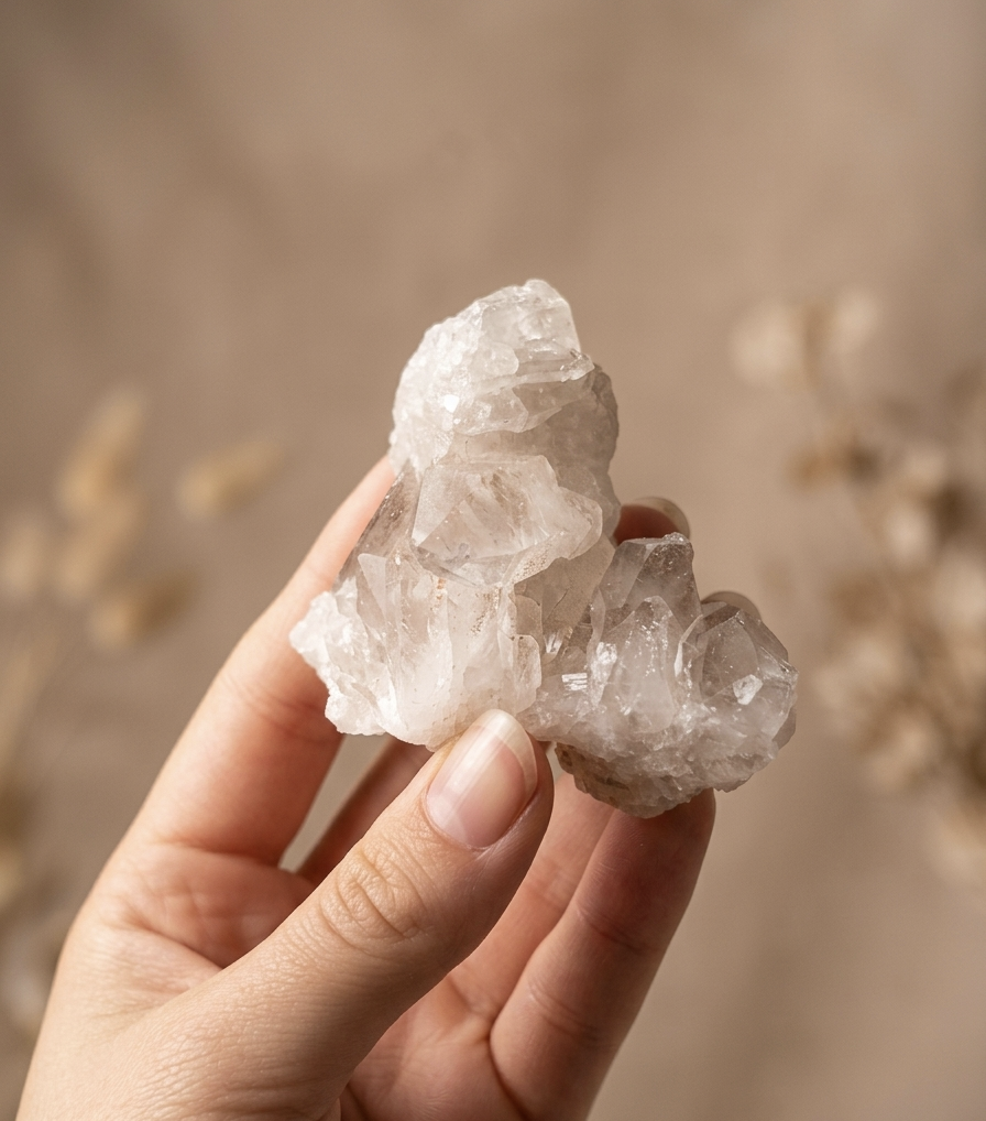 Drusa Quartzo Cristal