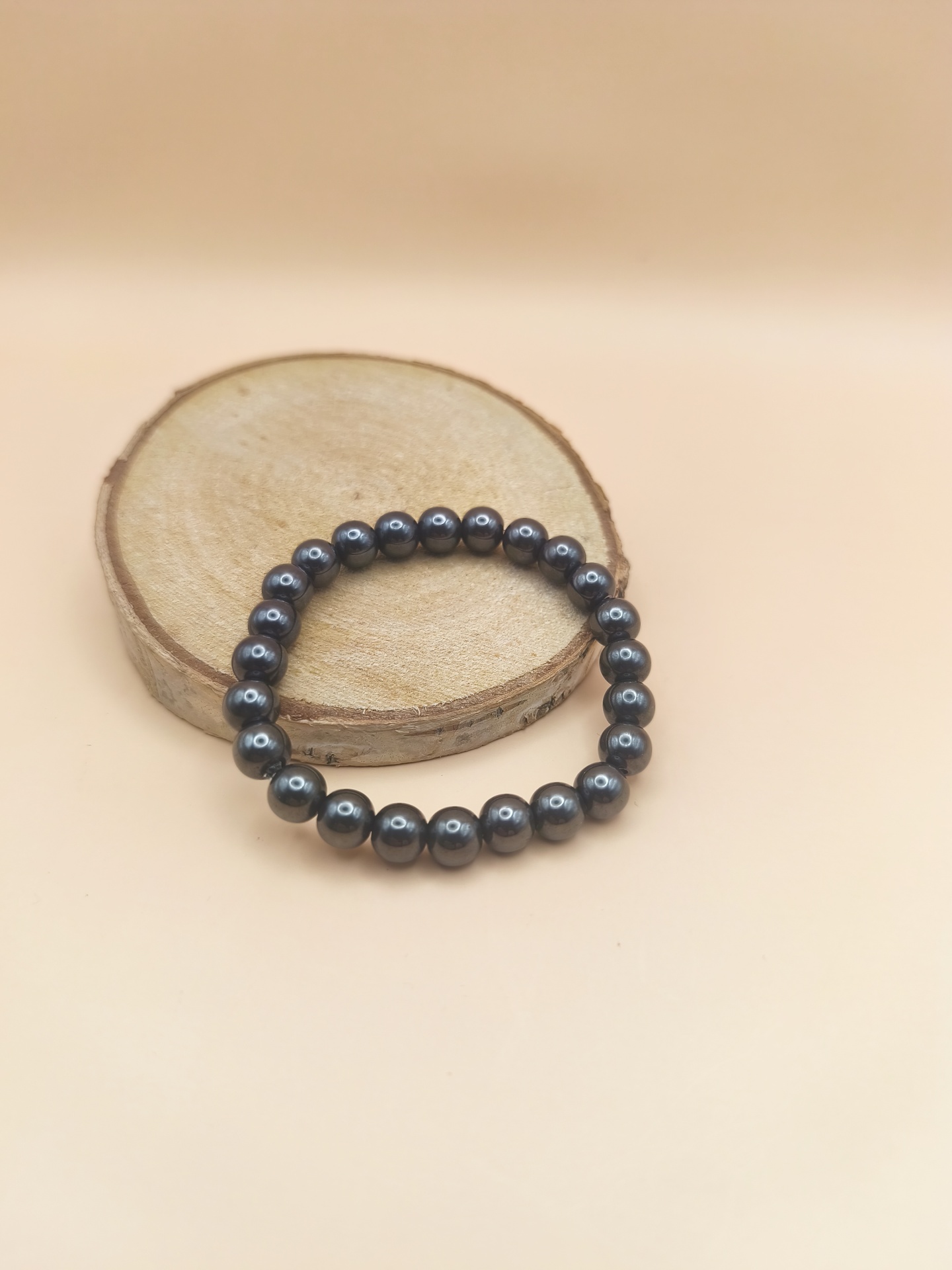 Pulseira Hematite 8mm