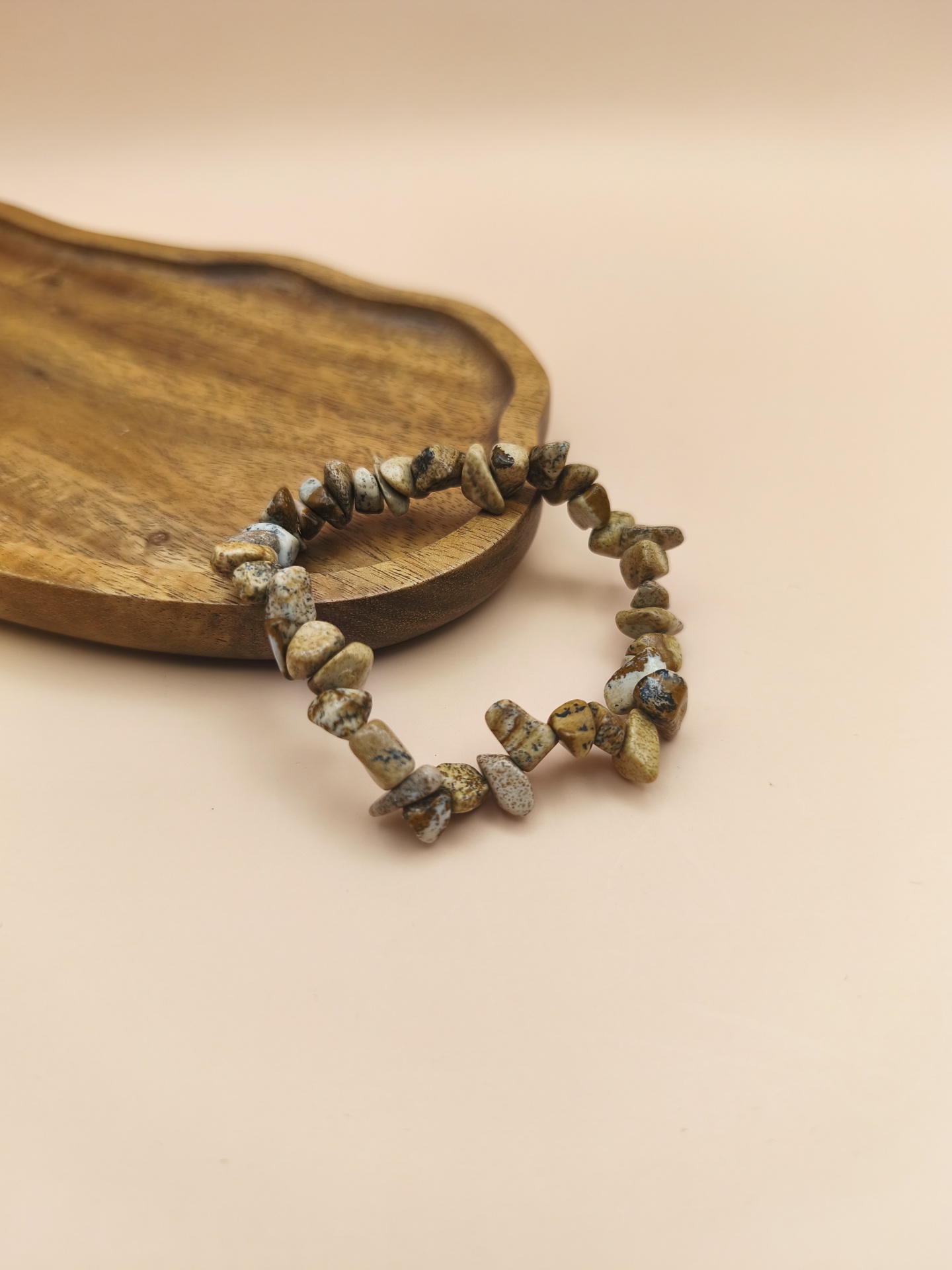 Pulseira Jaspe Paisagem chips