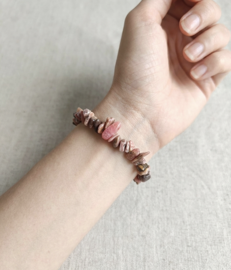 Pulseira Rodocrosite chips