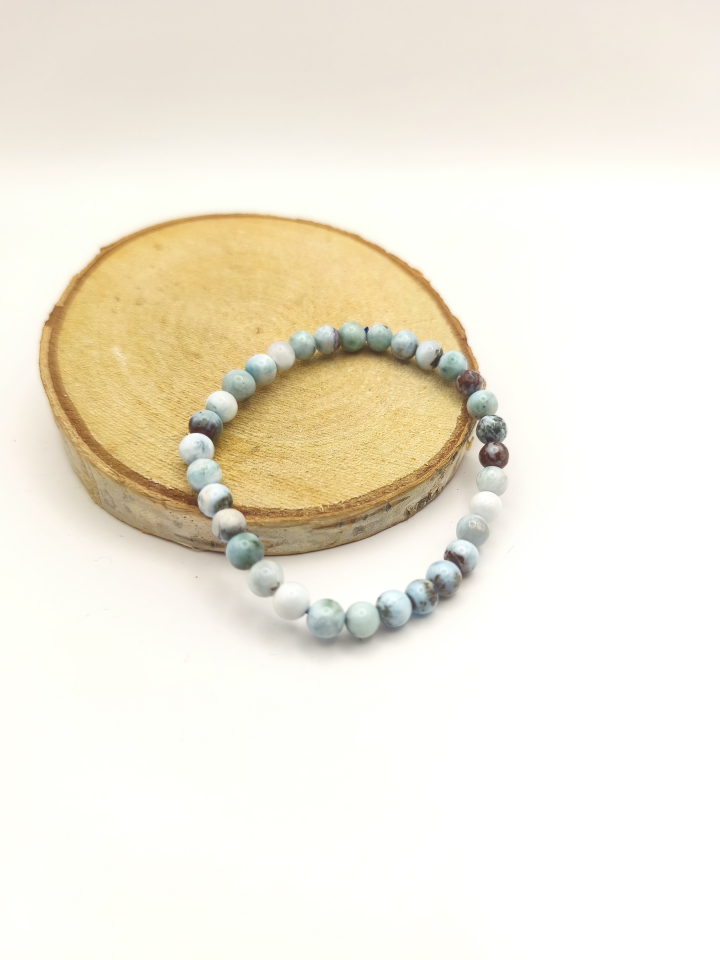 Pulseira Larimar 6mm