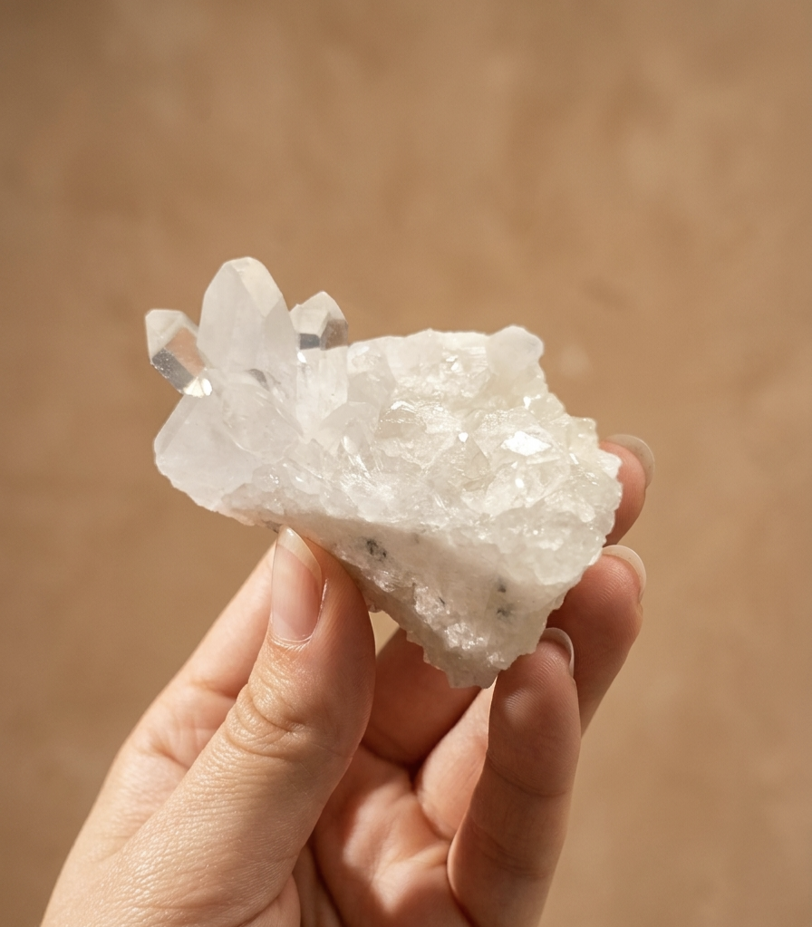 Drusa Quartzo Cristal