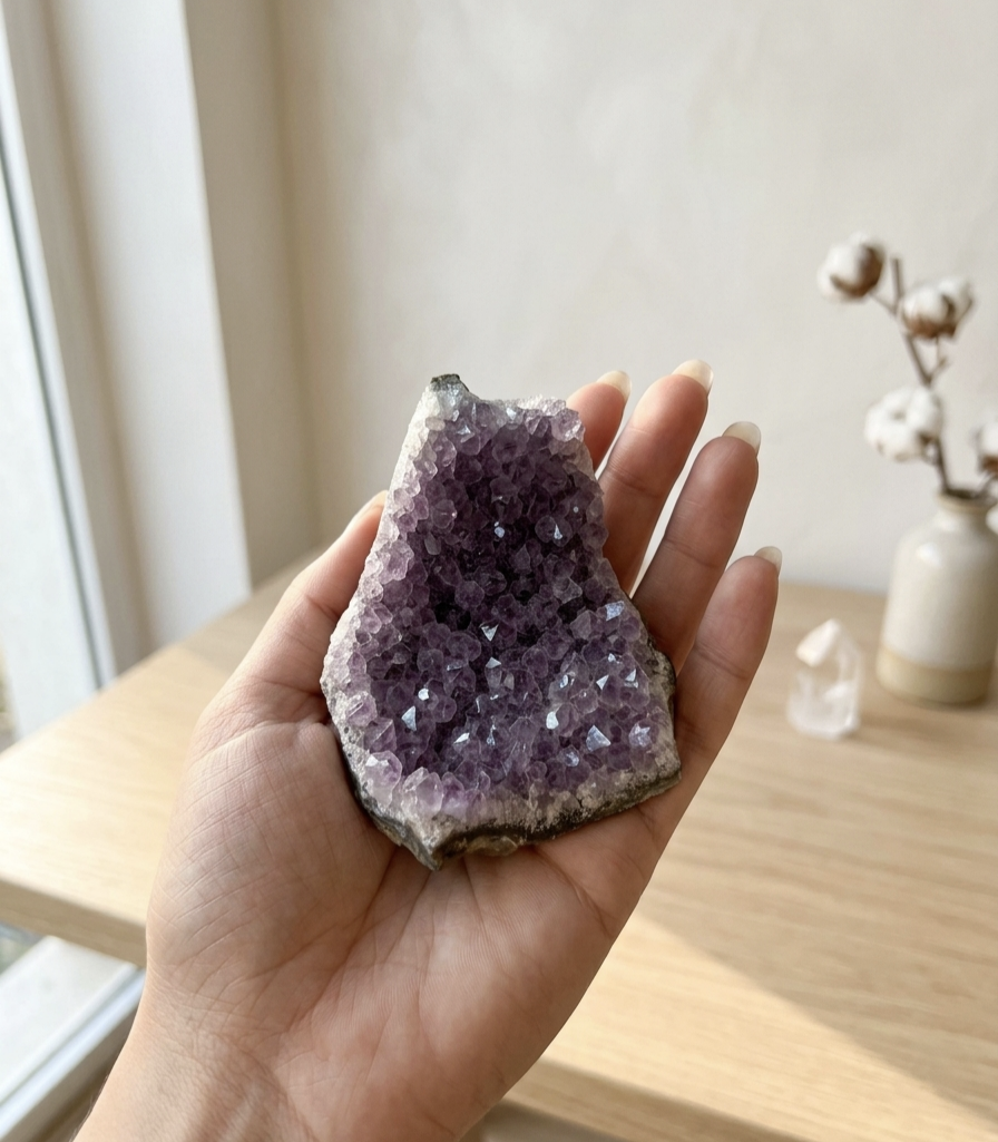 Drusa Ametista do Uruguai (255g) (7x7 cms)