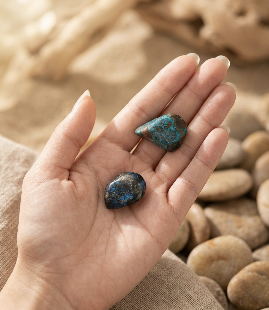 Shattuckite rolada (2/3 cms)