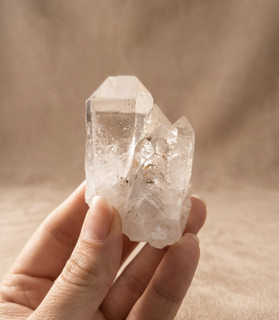 Drusa Quartzo Cristal (130g)