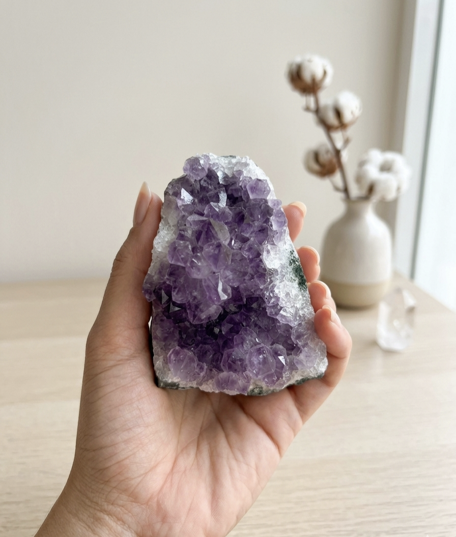 Drusa Ametista do Uruguai (525g) (8x7 cms)