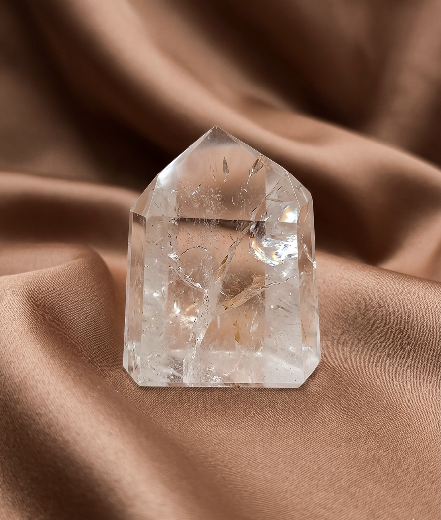 Ponta Polida Quartzo Cristal (150/175g)