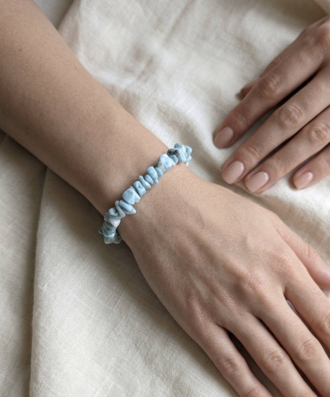 Pulseira Larimar chips