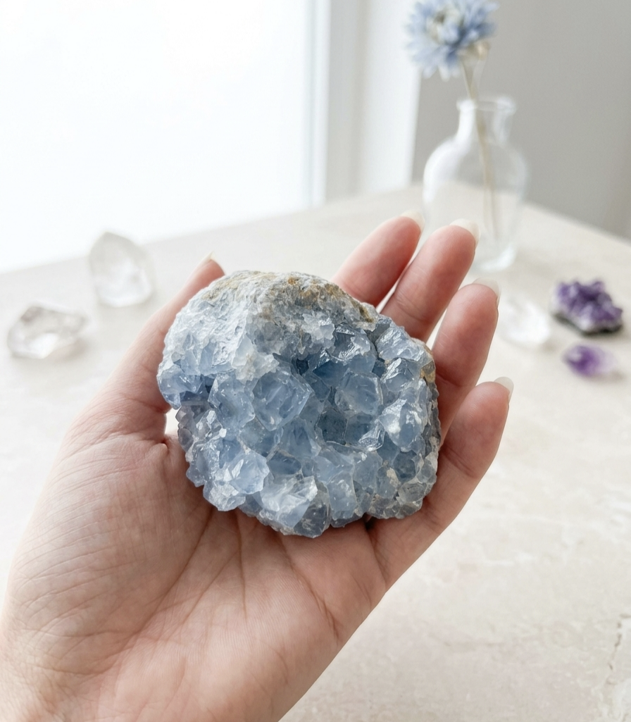 Drusa Celestite (490g)