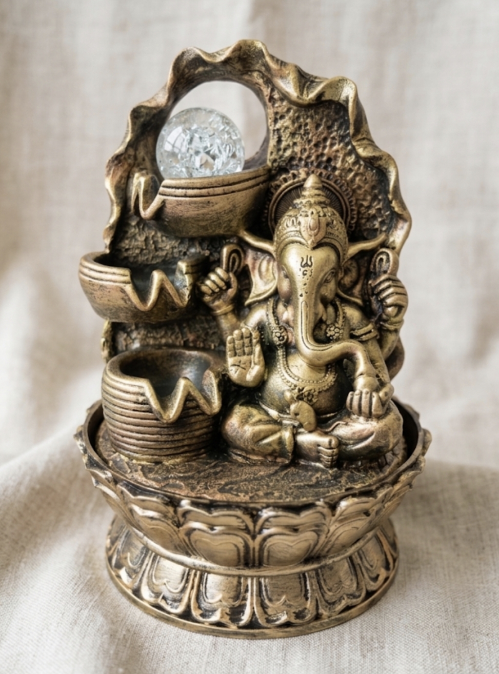 Fonte Ganesha 20x20x30 cms