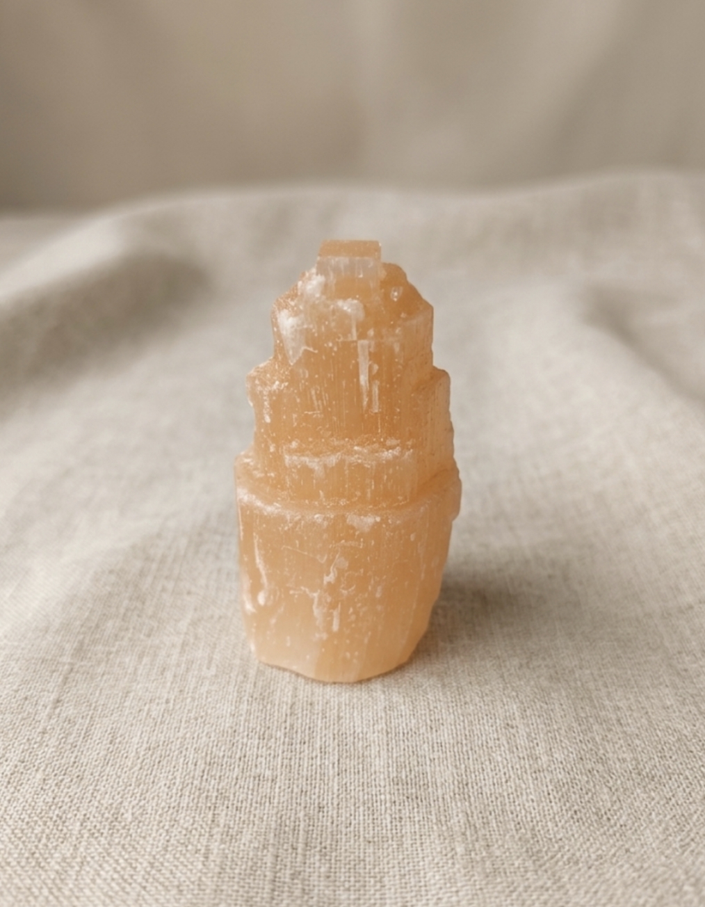 Torre Selenite Laranja (10 cms)