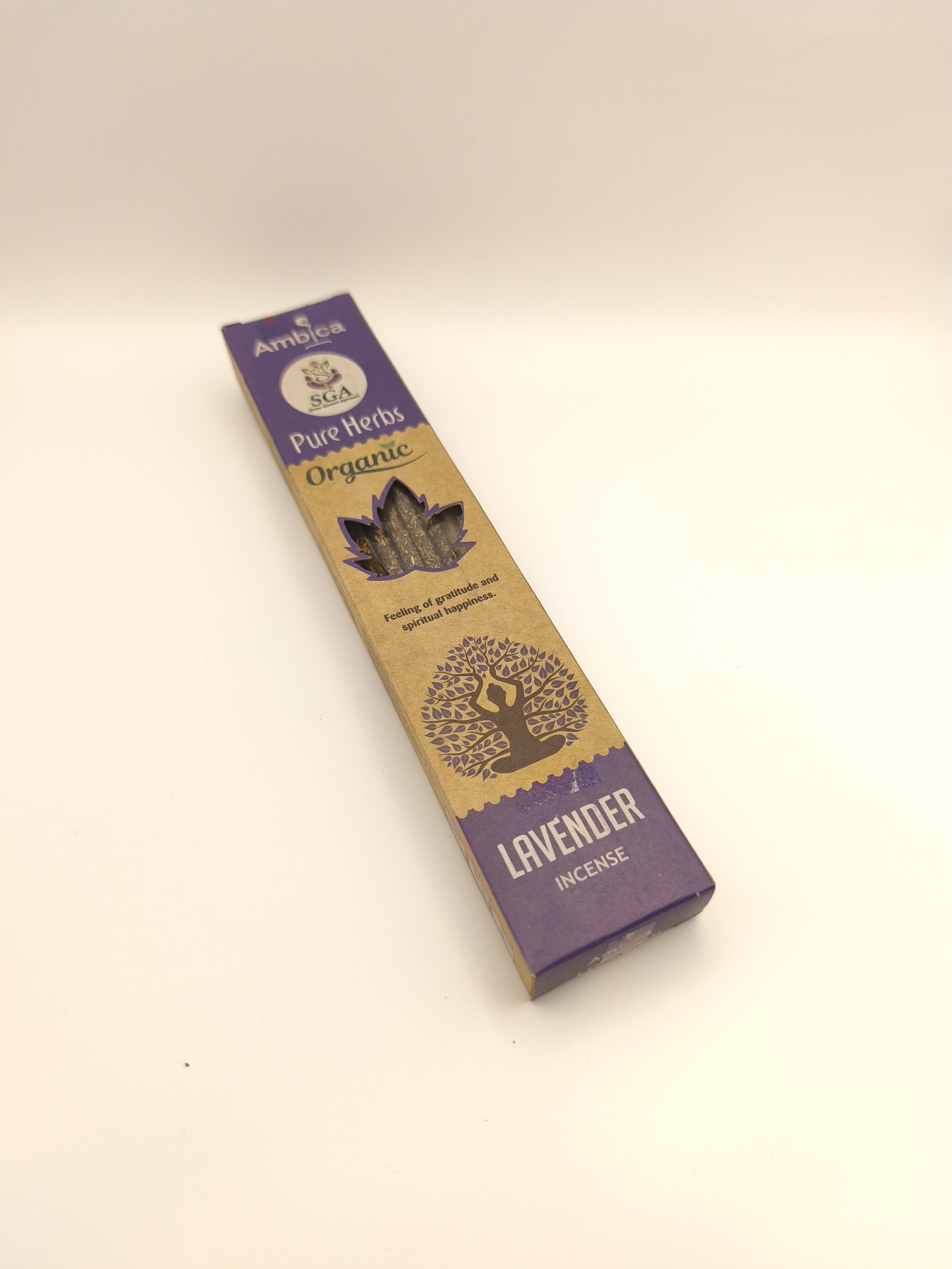Incenso Pure Herbs Orgânico de Lavanda