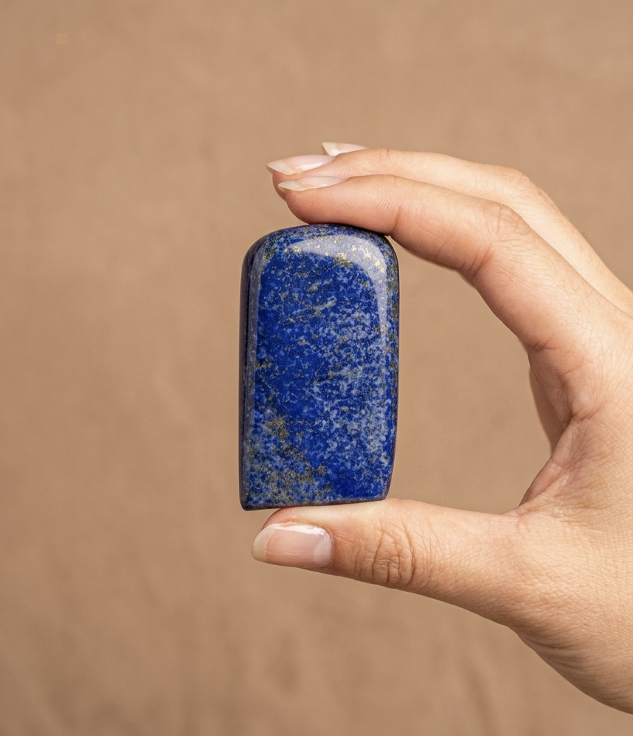 Lápis Lazuli polido  (8x4 cms)