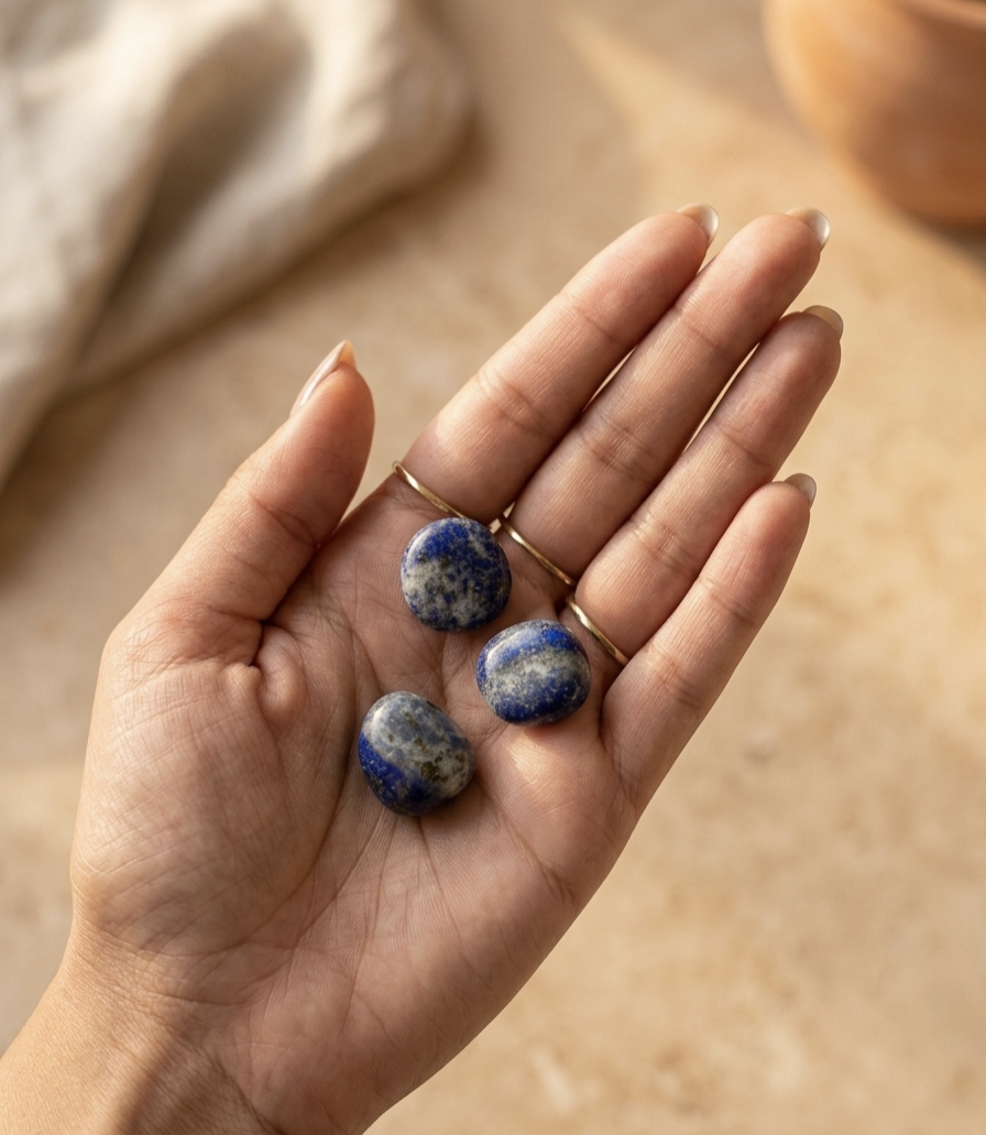 Lapis Lazuli rolado ( 1,5 cms)
