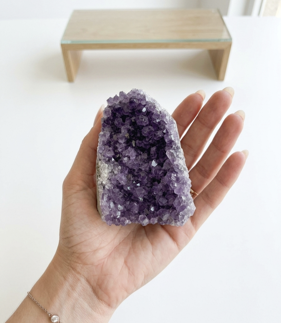Drusa Ametista do Uruguai (470g) (9x7 cms)