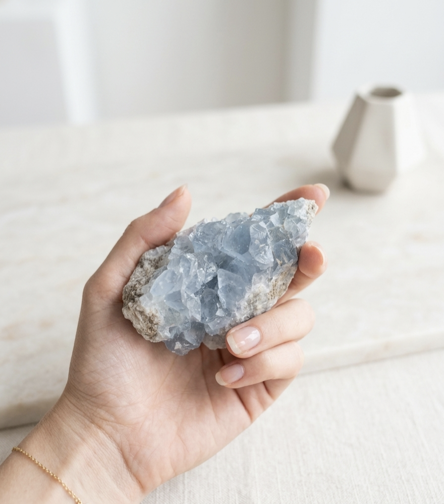 Drusa Celestite (220g)