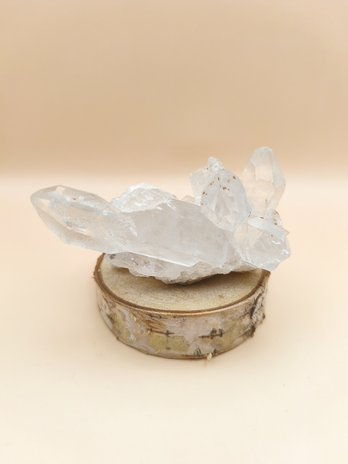 Drusa Quartzo Cristal (310g) (110x50mm)