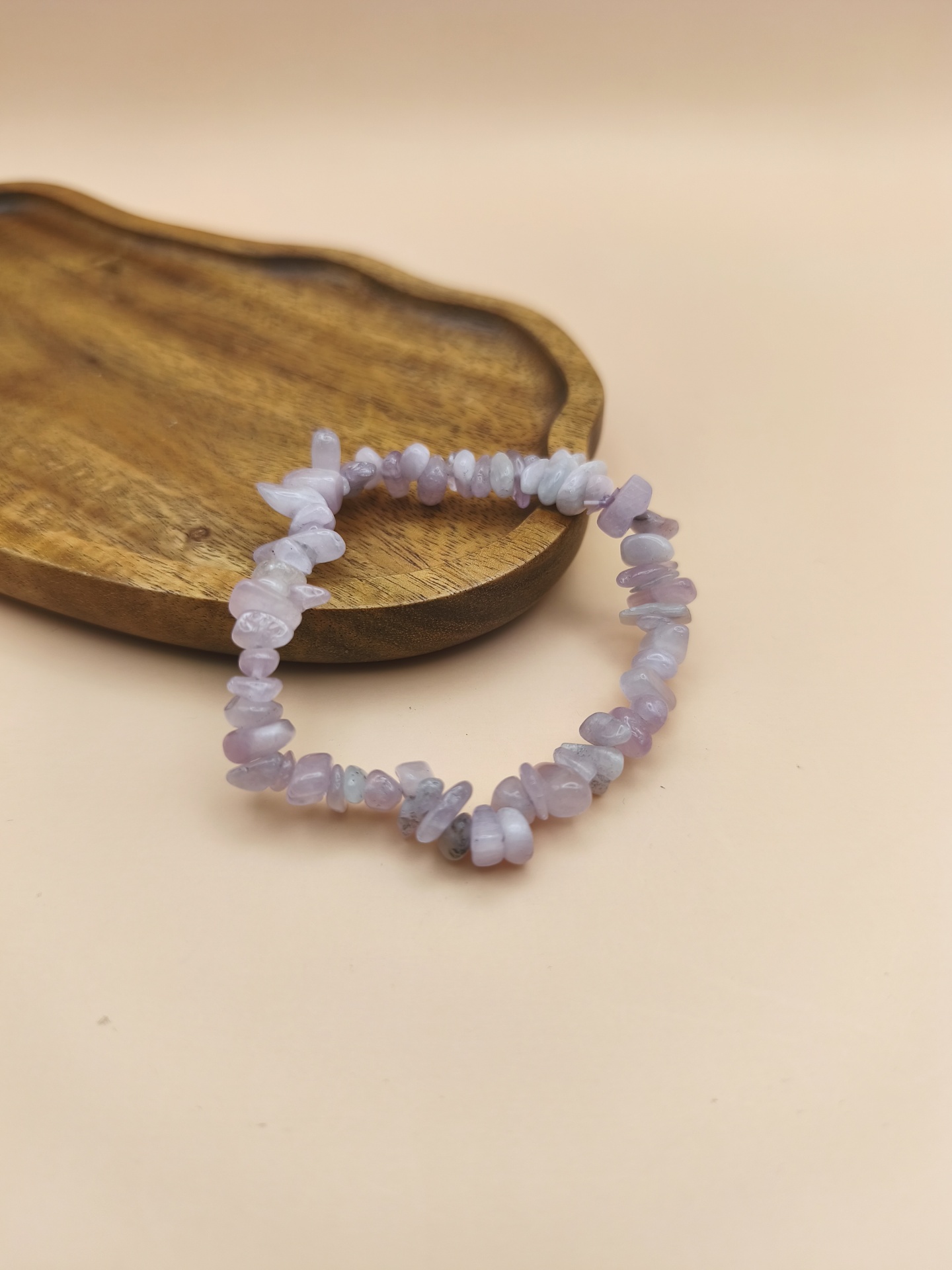 Pulseira Kunzite chips