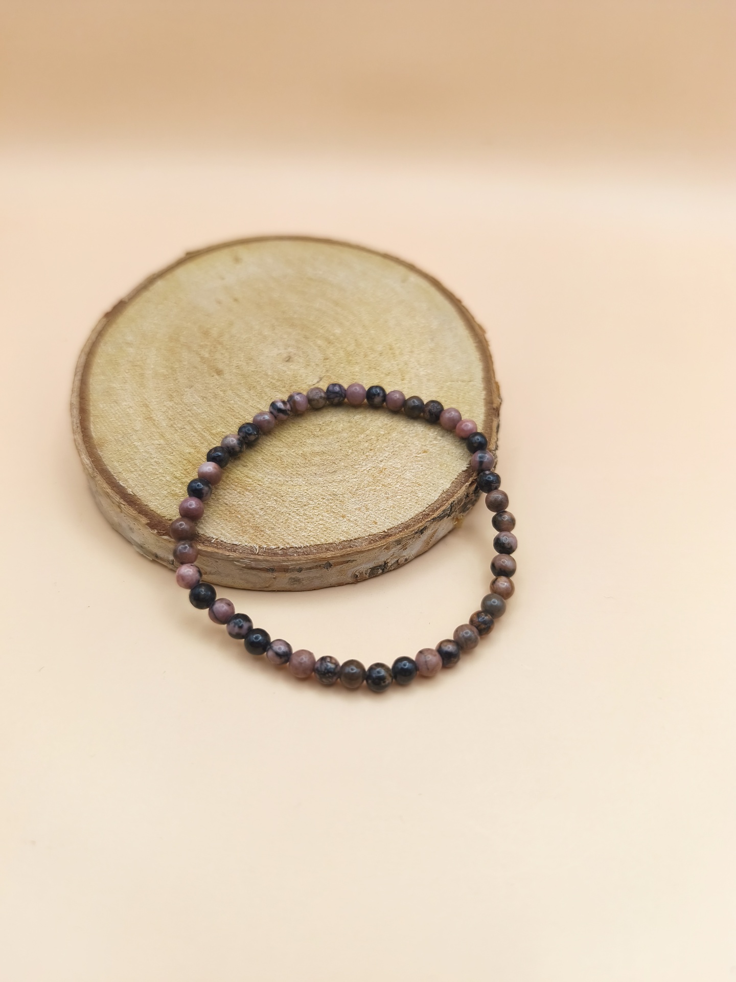 Pulseira Rodonite 4mm